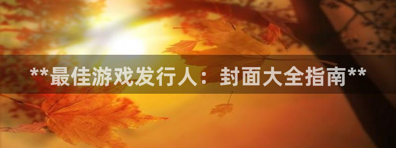 顺盈平台：**最佳游戏发行人：封面大全指南**